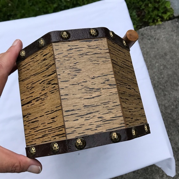 Vtg wooden purse with Unitarian’s JDW - Picture 10 of 11